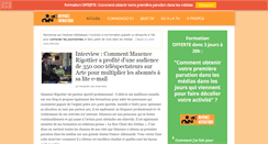 Desktop Screenshot of devenez-mediatique.com