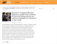Tablet Screenshot of devenez-mediatique.com